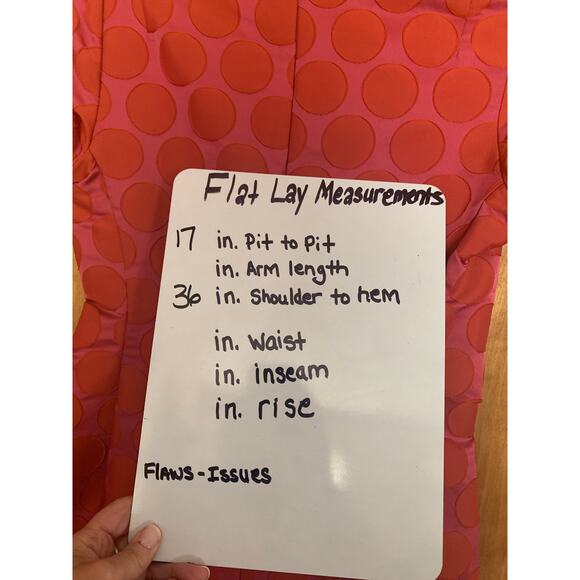 Boden Jacquard A- Line Pink & Red Polka Dot Knee Length Dress Women's Size US4 - Picture 6 of 7